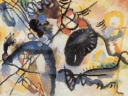 Wassily Kandinsky Fekete Folt Germany oil painting artist